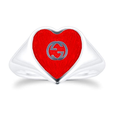 guccie heart ring|gucci heart ring for sale.